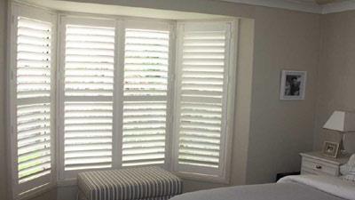 Plantation Shutters in bedroom